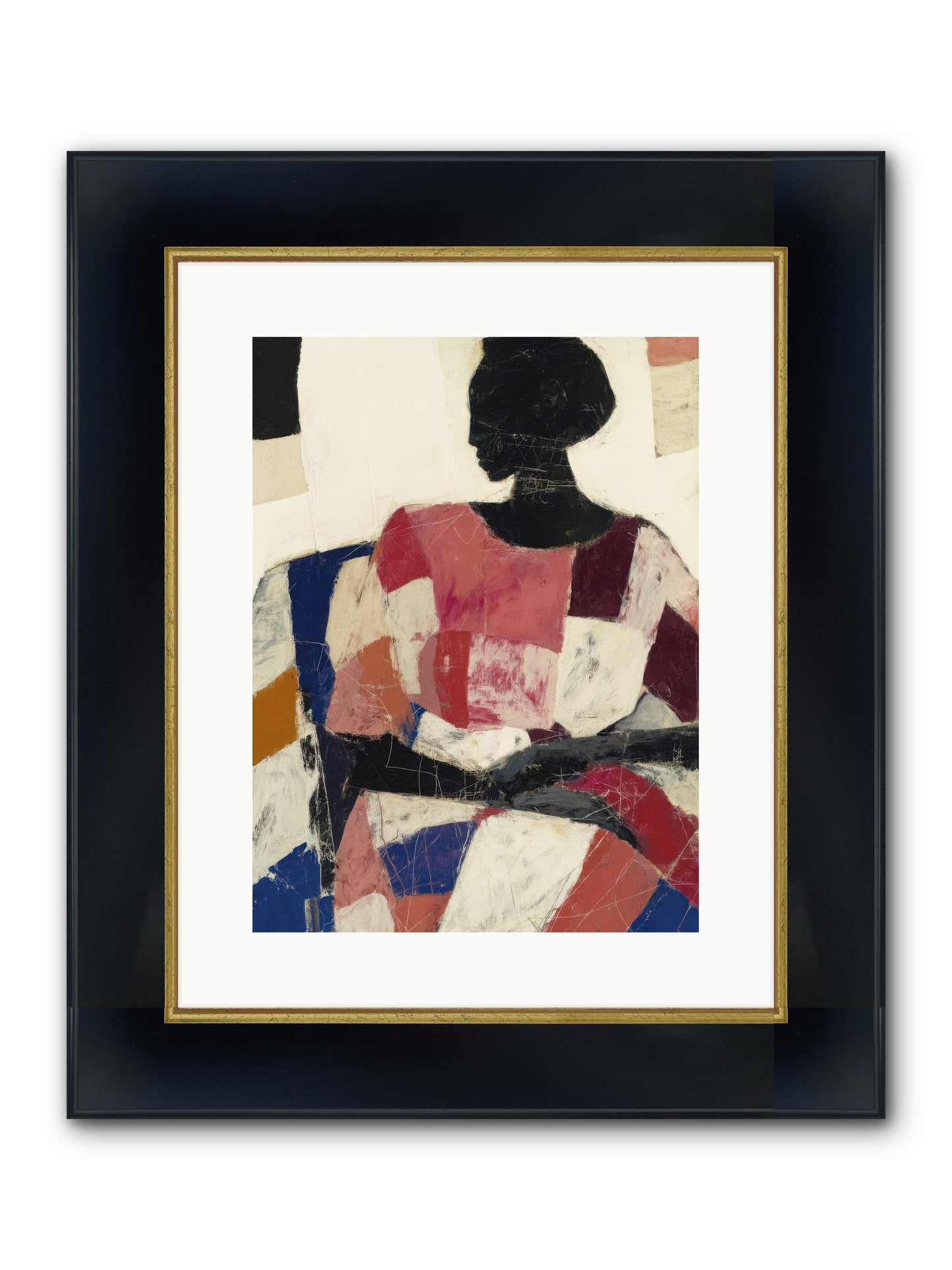 Lost In Love Framed Print - Wide Black w/Gold 12x16