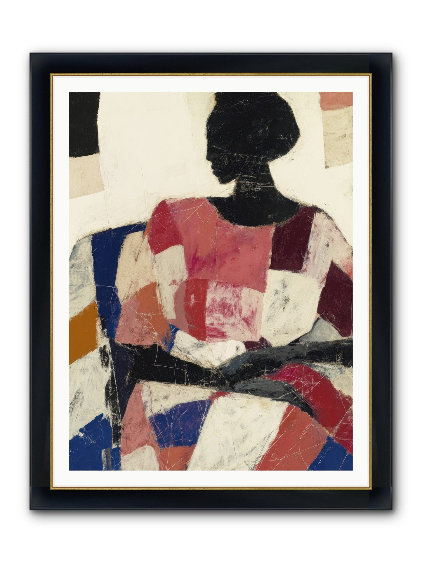Lost In Love Framed Print - Wide Black w/Gold 36x48