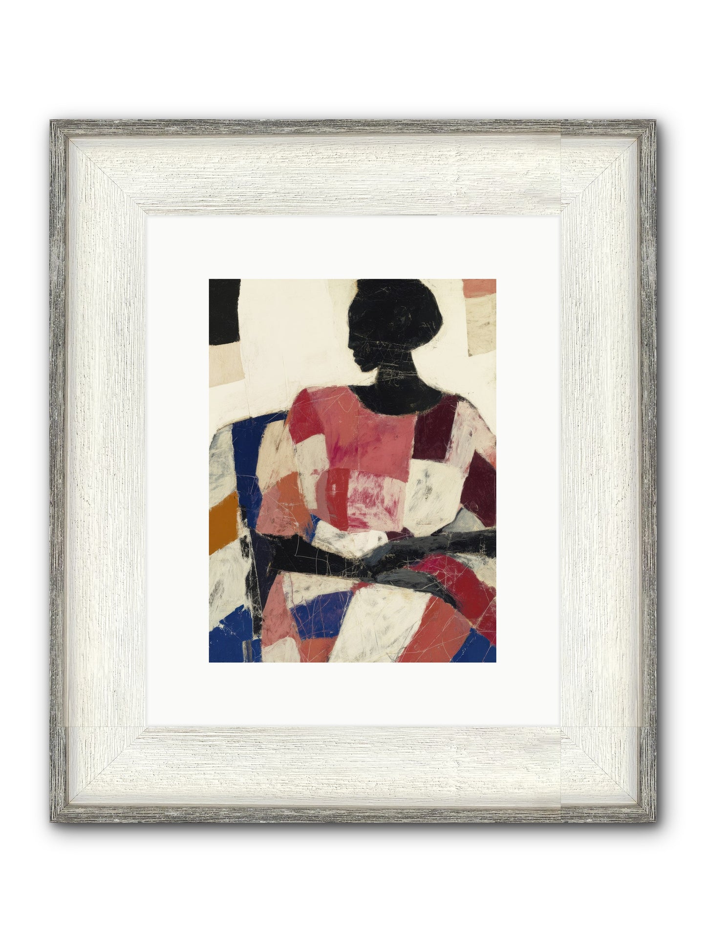 Lost In Love Framed Print - Driftwood White 9x12