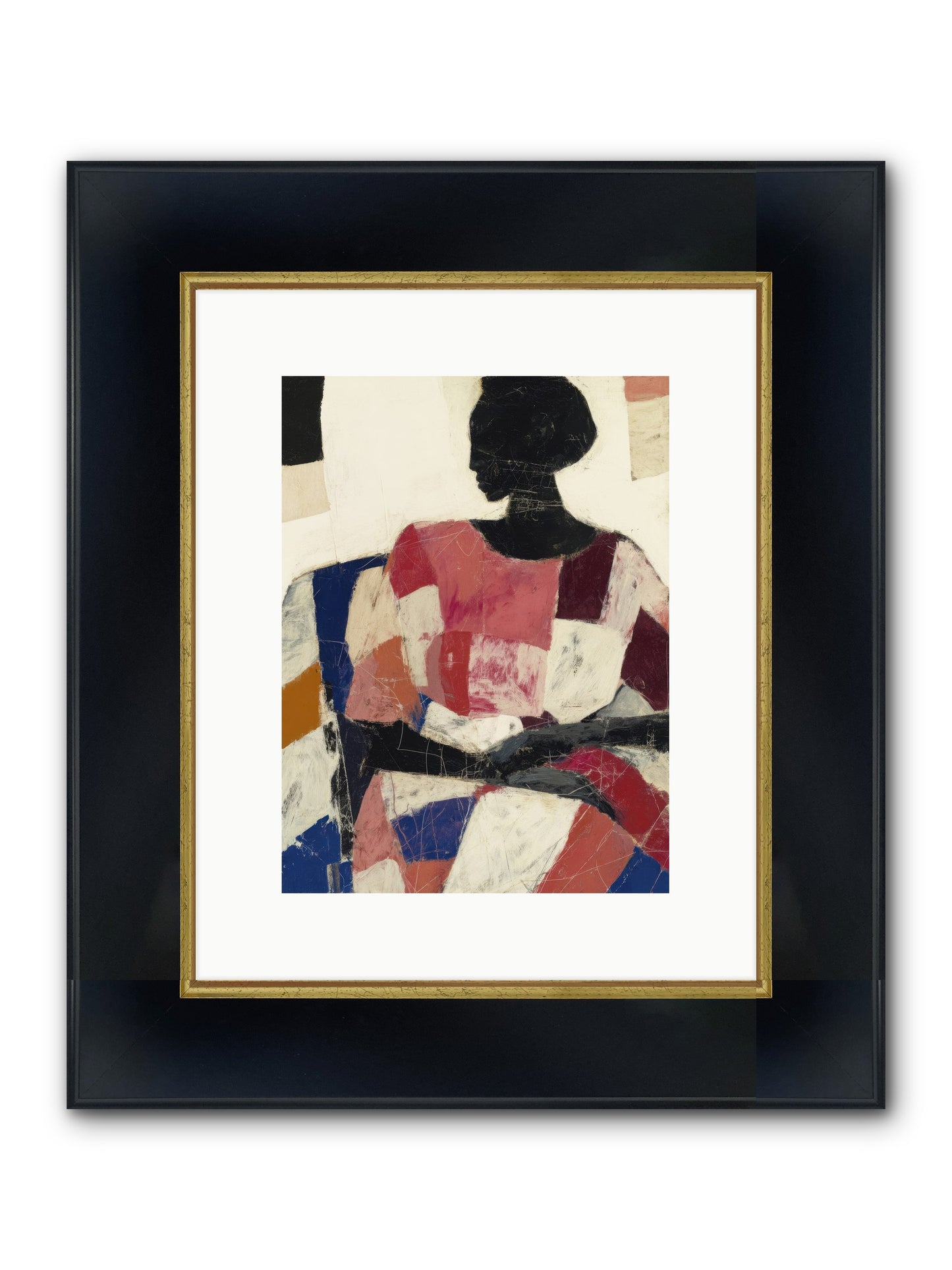 Lost In Love Framed Print - Wide Black w/Gold 9x12