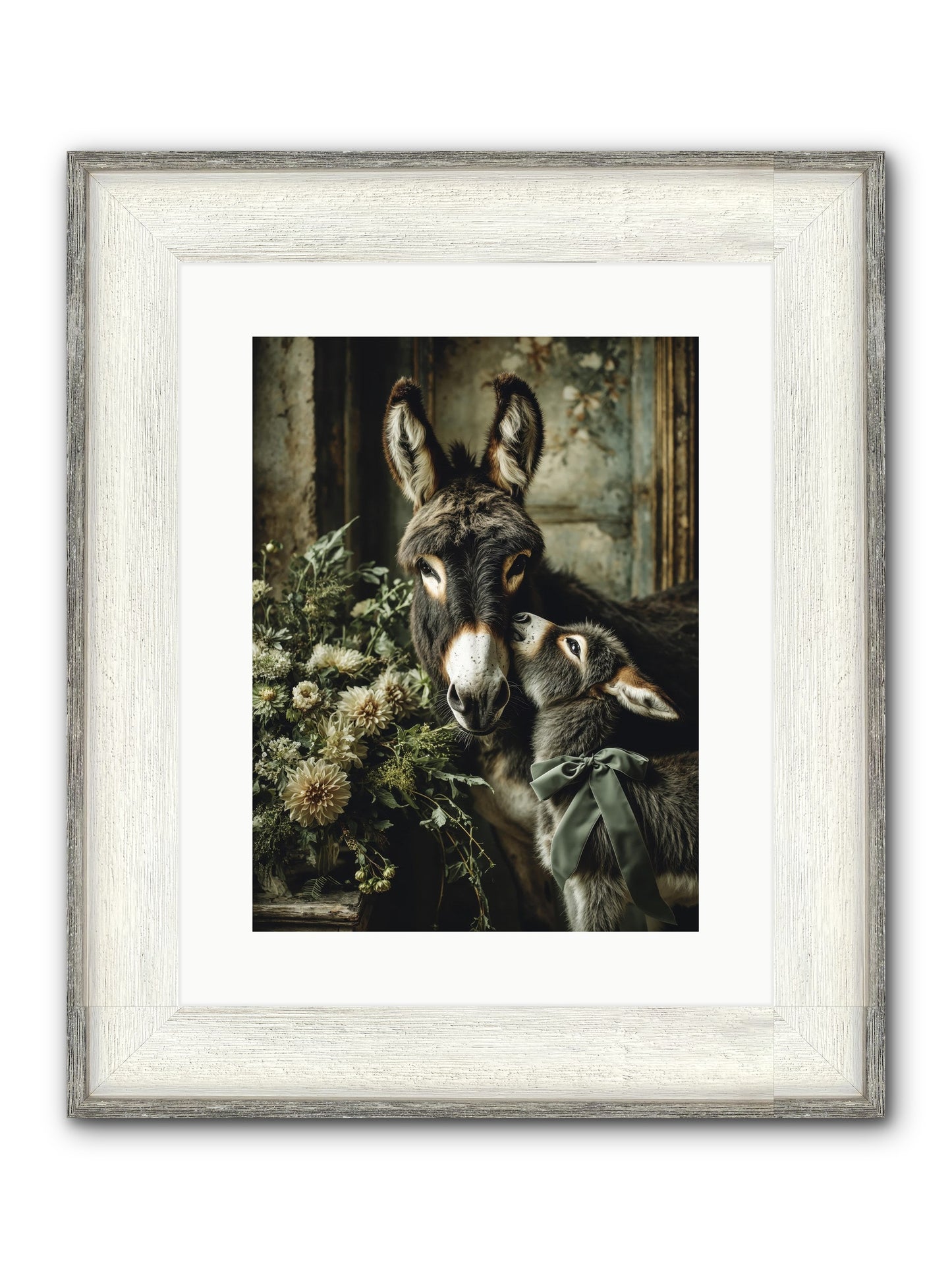 Lost In Lovely Framed Print - Driftwood White 12x16
