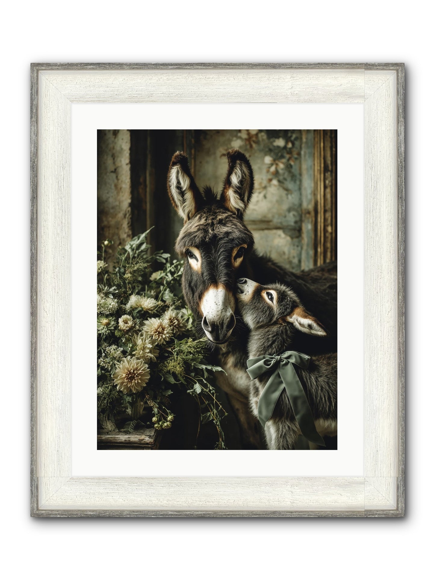 Lost In Lovely Framed Print - Driftwood White 18x24