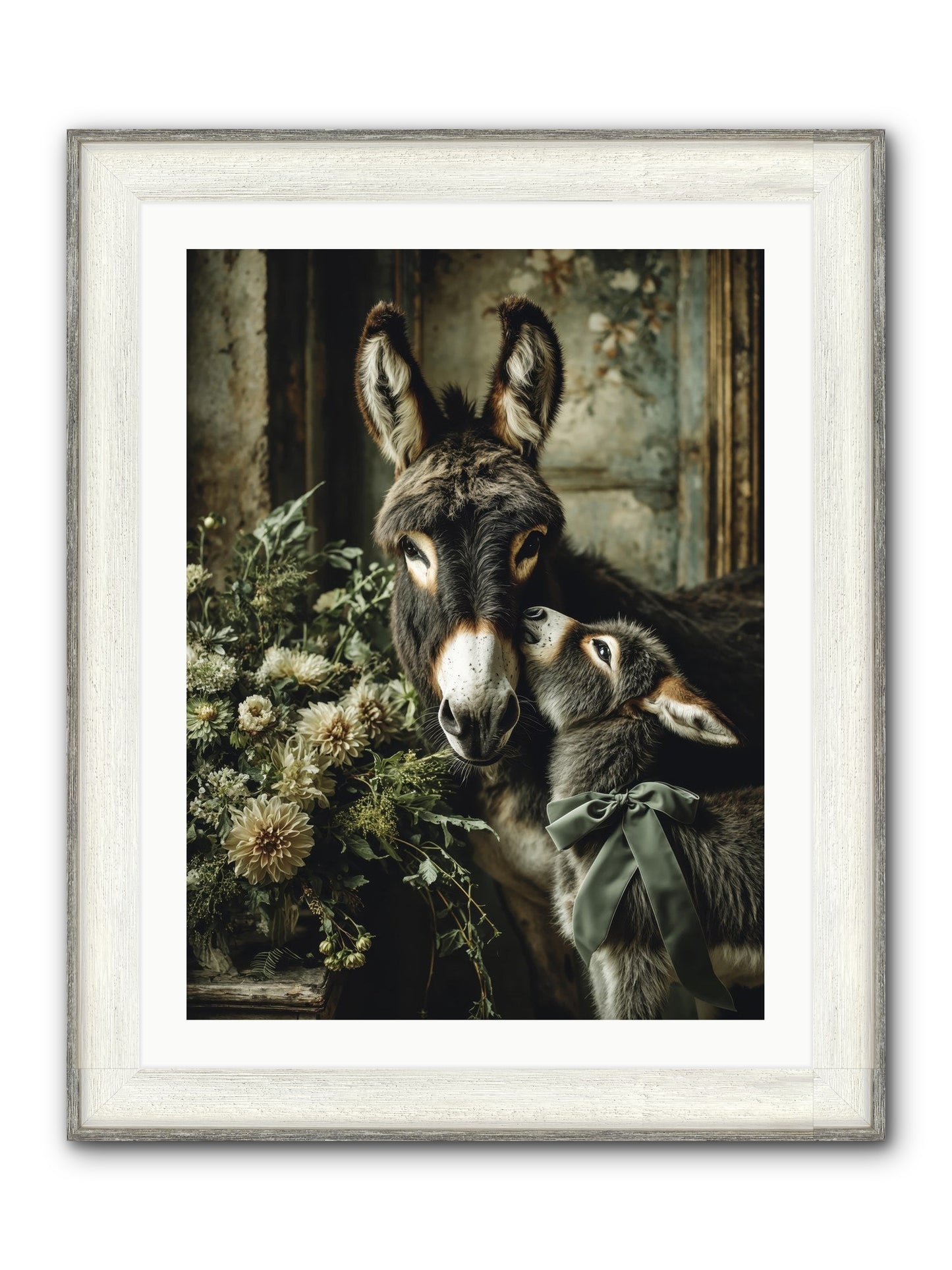 Lost In Lovely Framed Print - Driftwood White 24x32