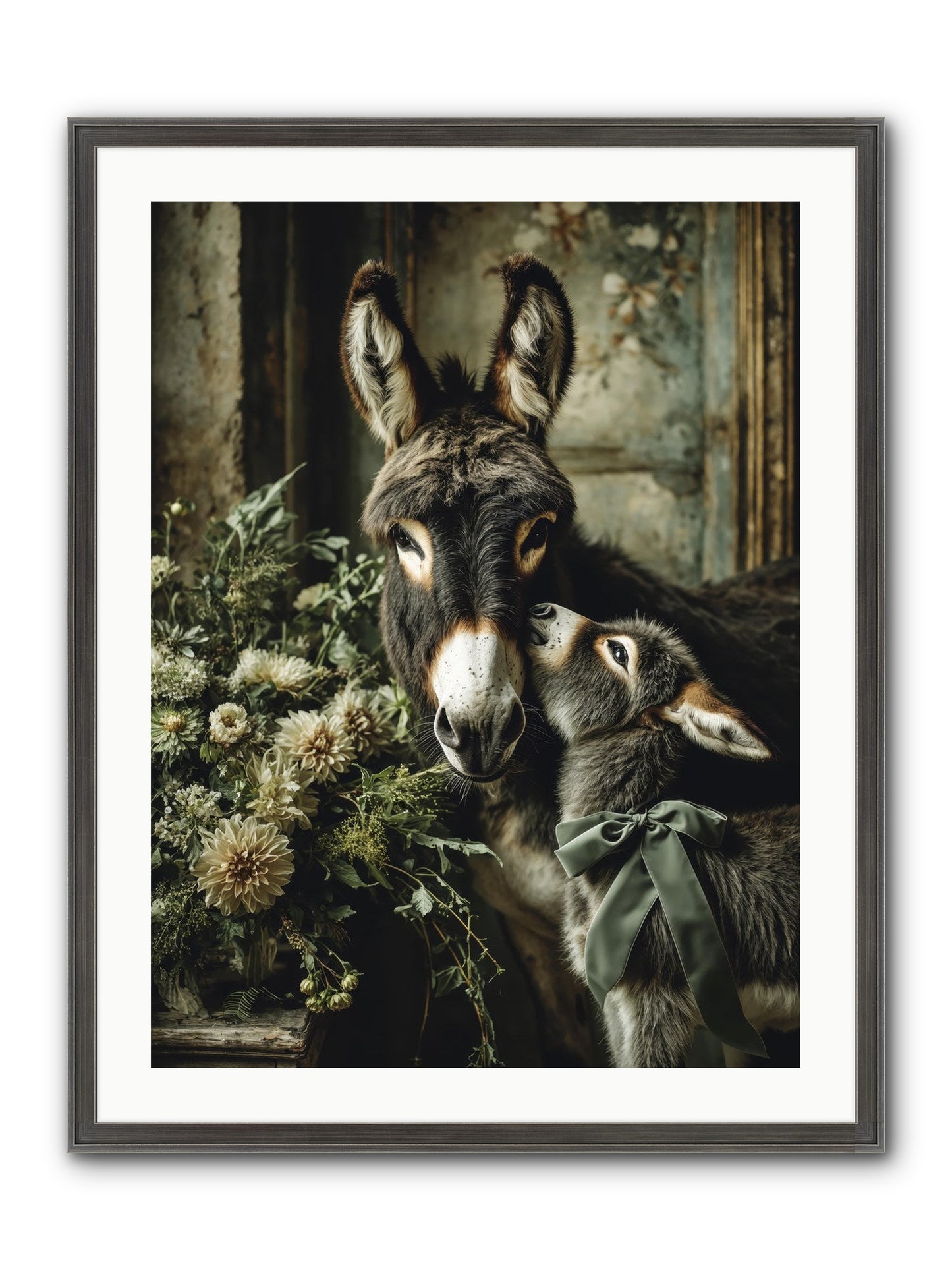 Lost In Lovely Framed Print - Slimwoods Black/Silver 24x32