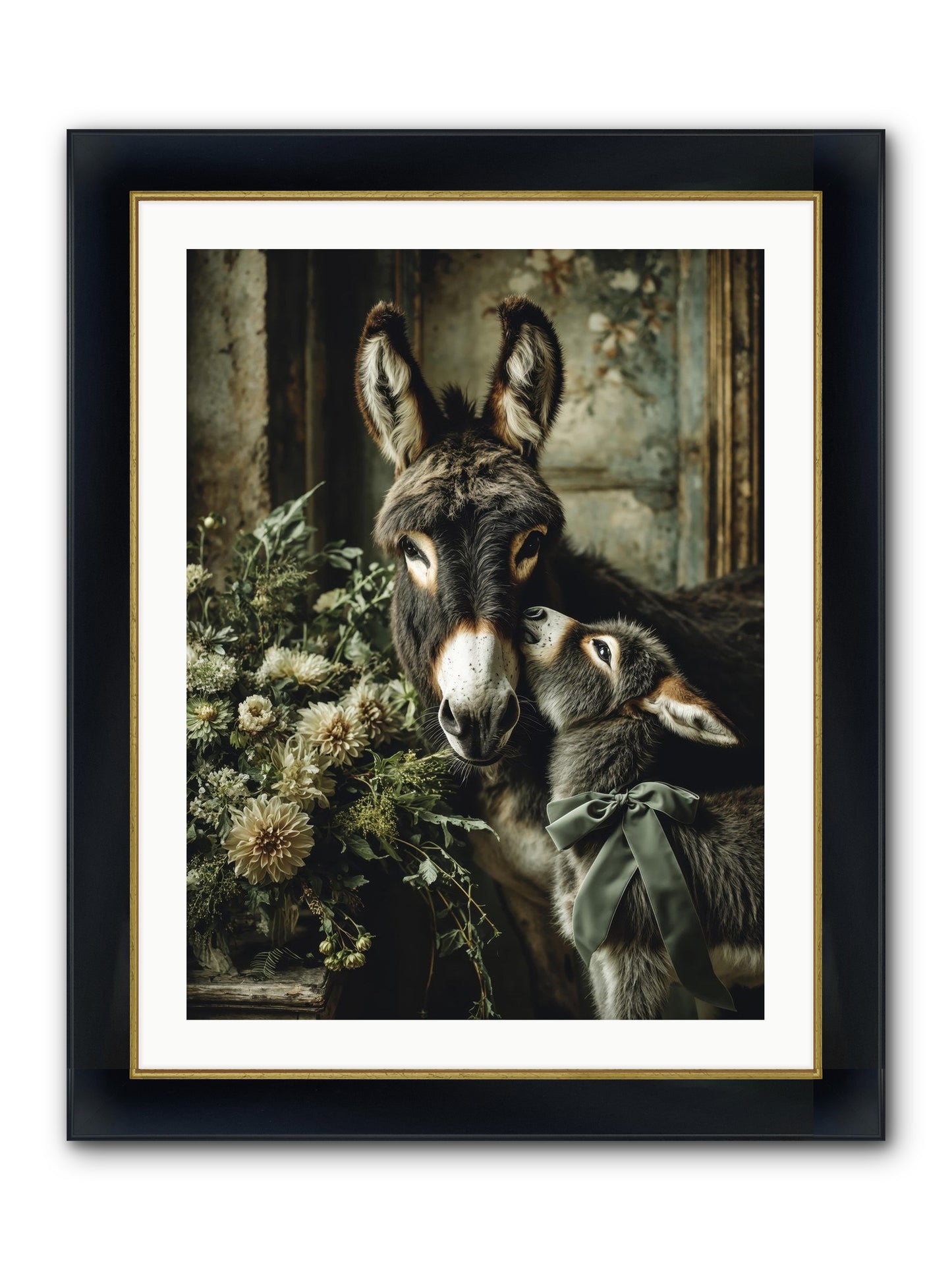 Lost In Lovely Framed Print - Wide Black w/Gold 24x32