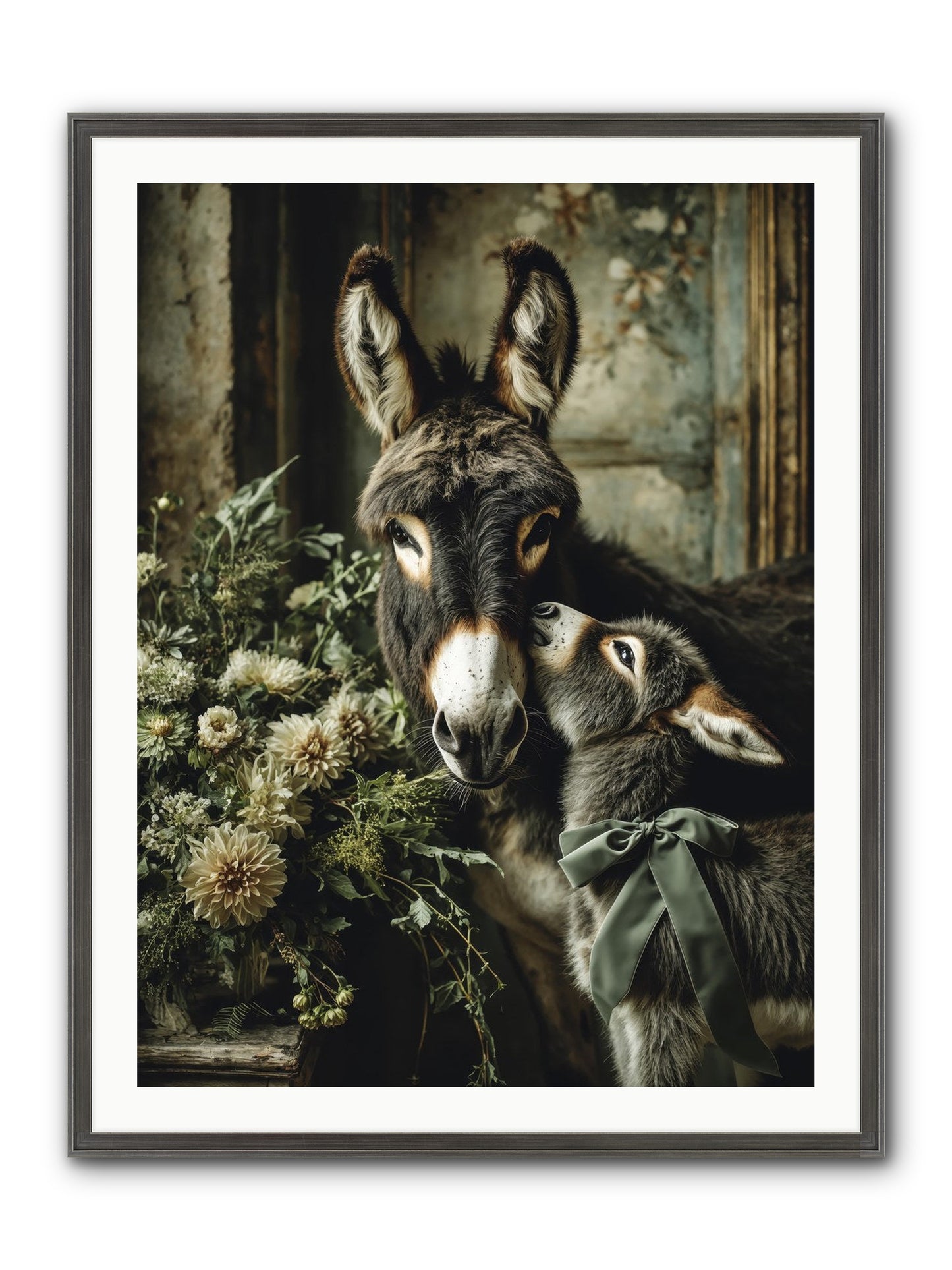 Lost In Lovely Framed Print - Slimwoods Black/Silver 30x40