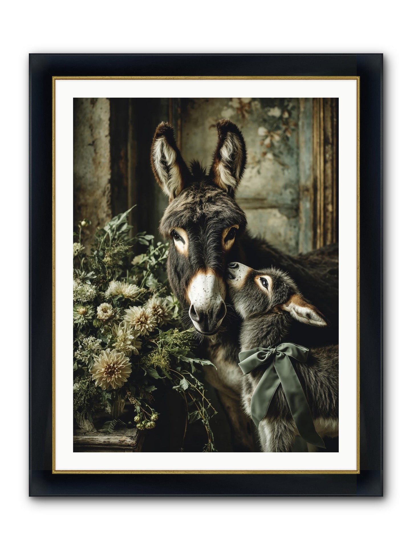 Lost In Lovely Framed Print - Wide Black w/Gold 30x40