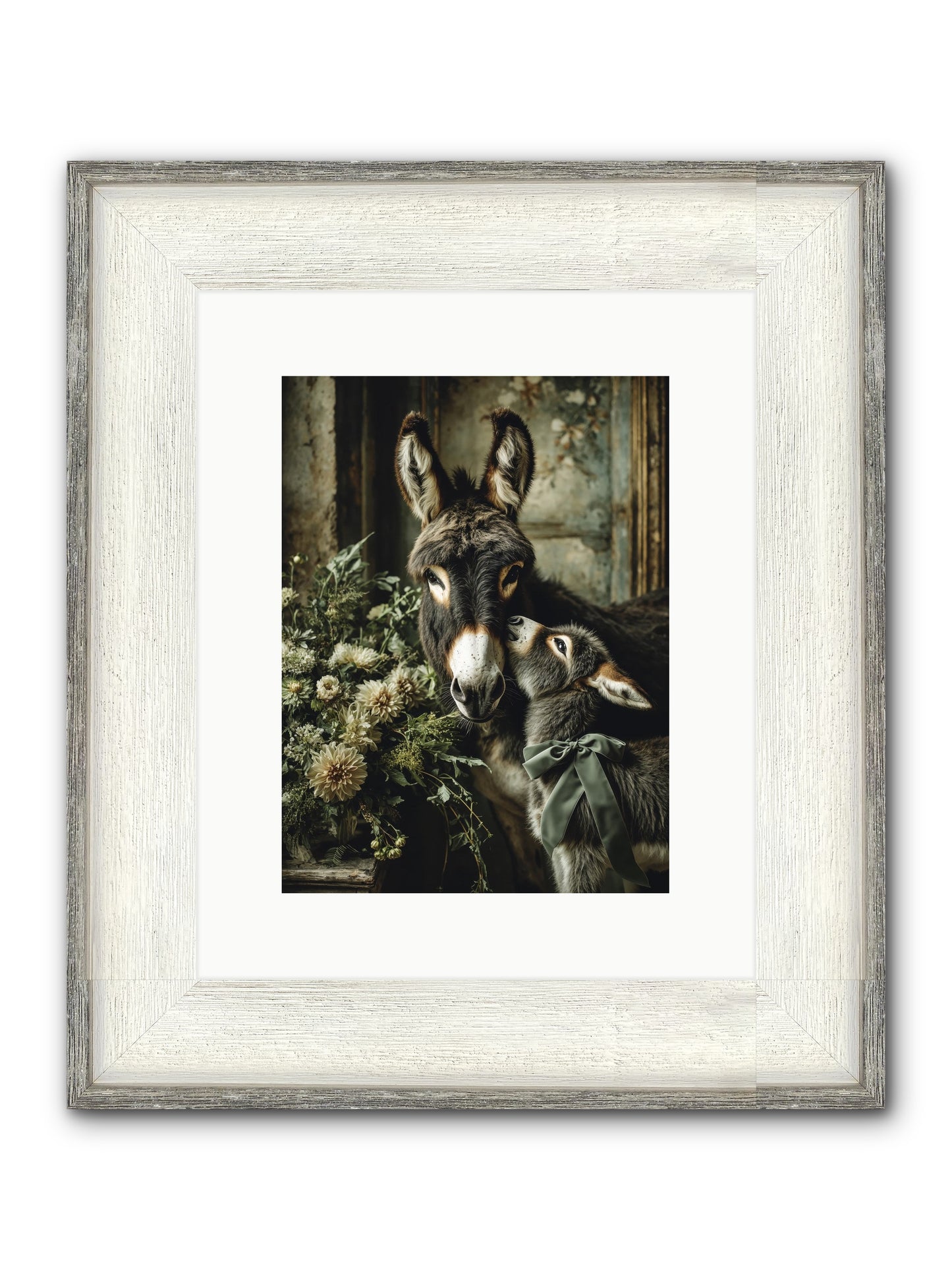 Lost In Lovely Framed Print - Driftwood White 9x12
