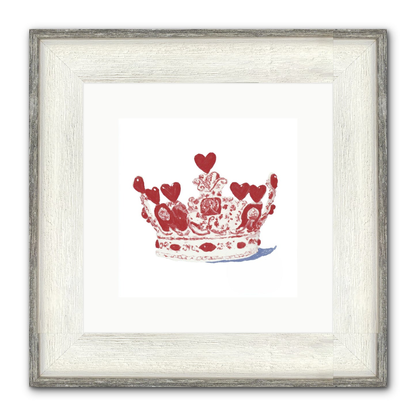 Love Became Legend Framed Print - Driftwood White 10x10