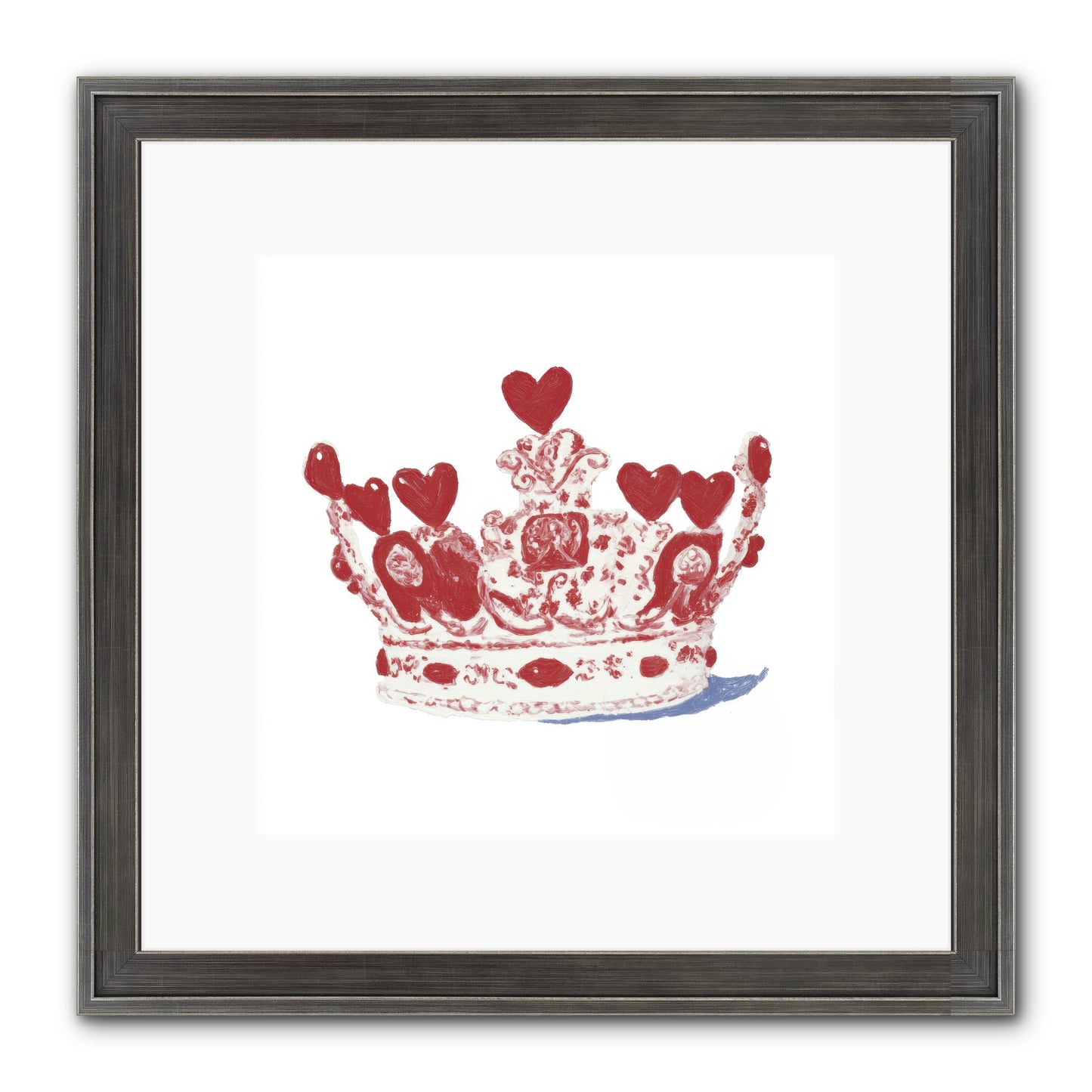 Love Became Legend Framed Print - Slimwoods Black/Silver 10x10