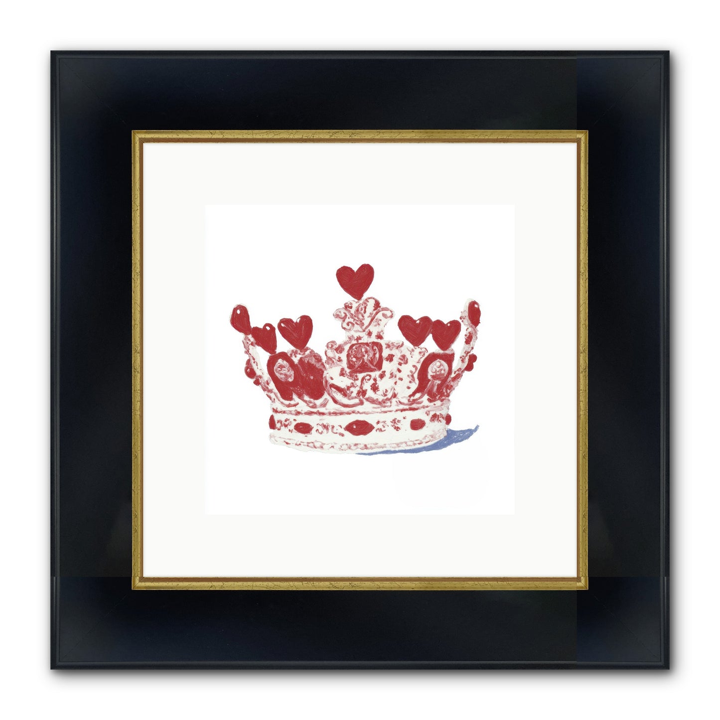 Love Became Legend Framed Print - Wide Black w/Gold 10x10