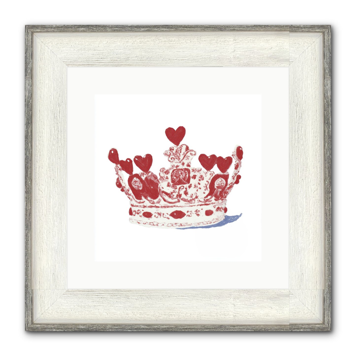 Love Became Legend Framed Print - Driftwood White 12x12