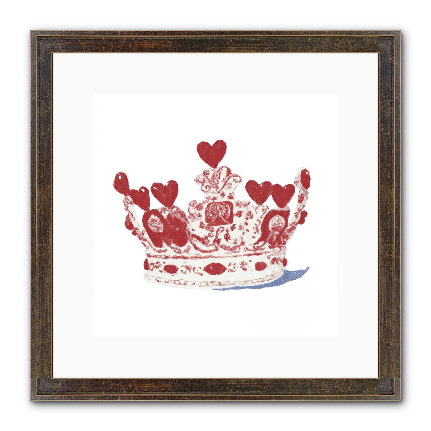 Love Became Legend Framed Print - Slimwoods Black/Gold 12x12