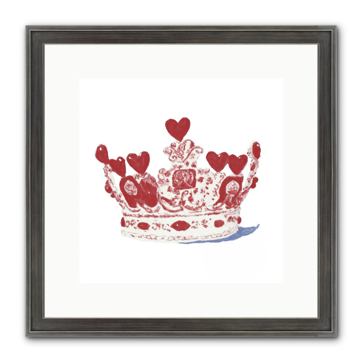 Love Became Legend Framed Print - Slimwoods Black/Silver 12x12