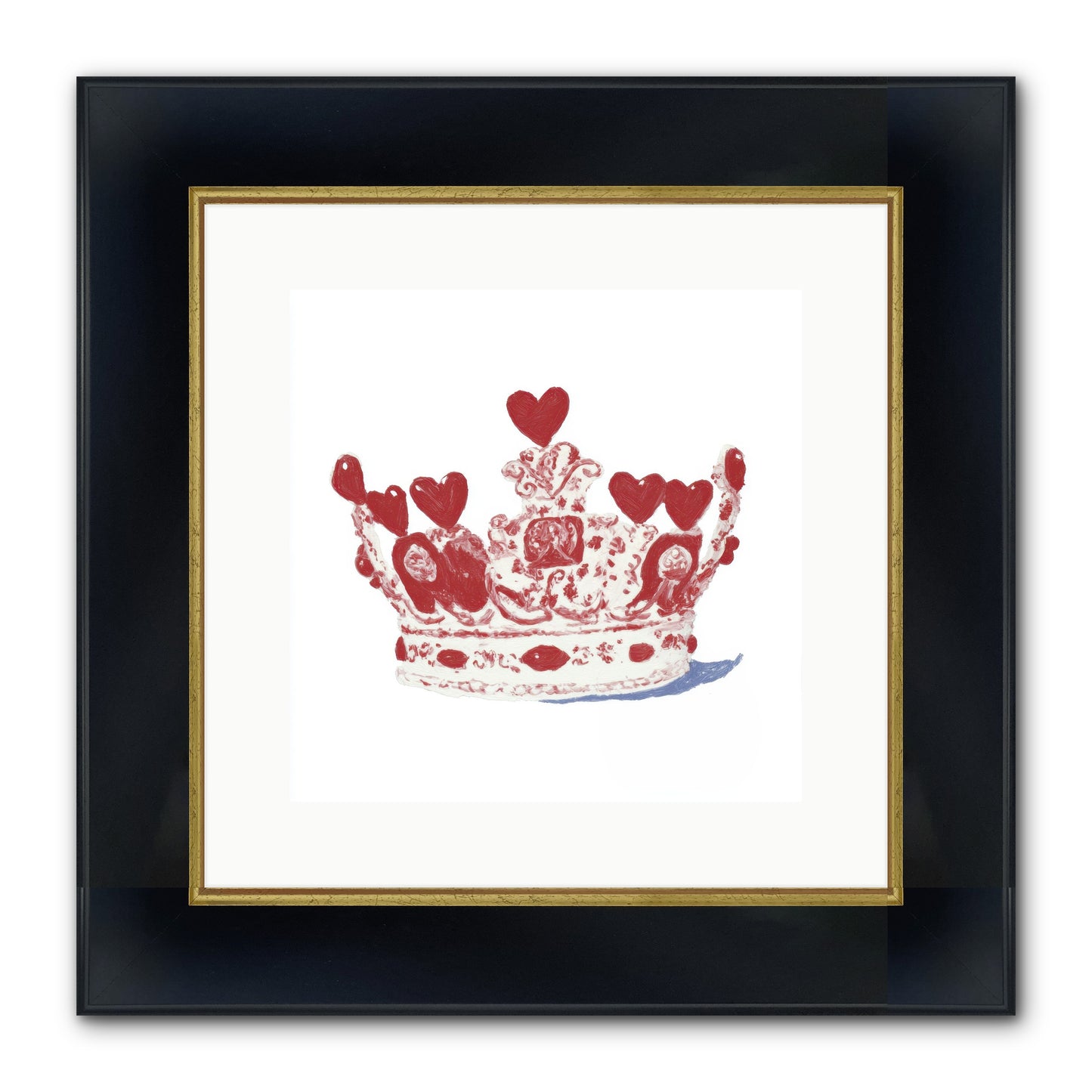 Love Became Legend Framed Print - Wide Black w/Gold 12x12