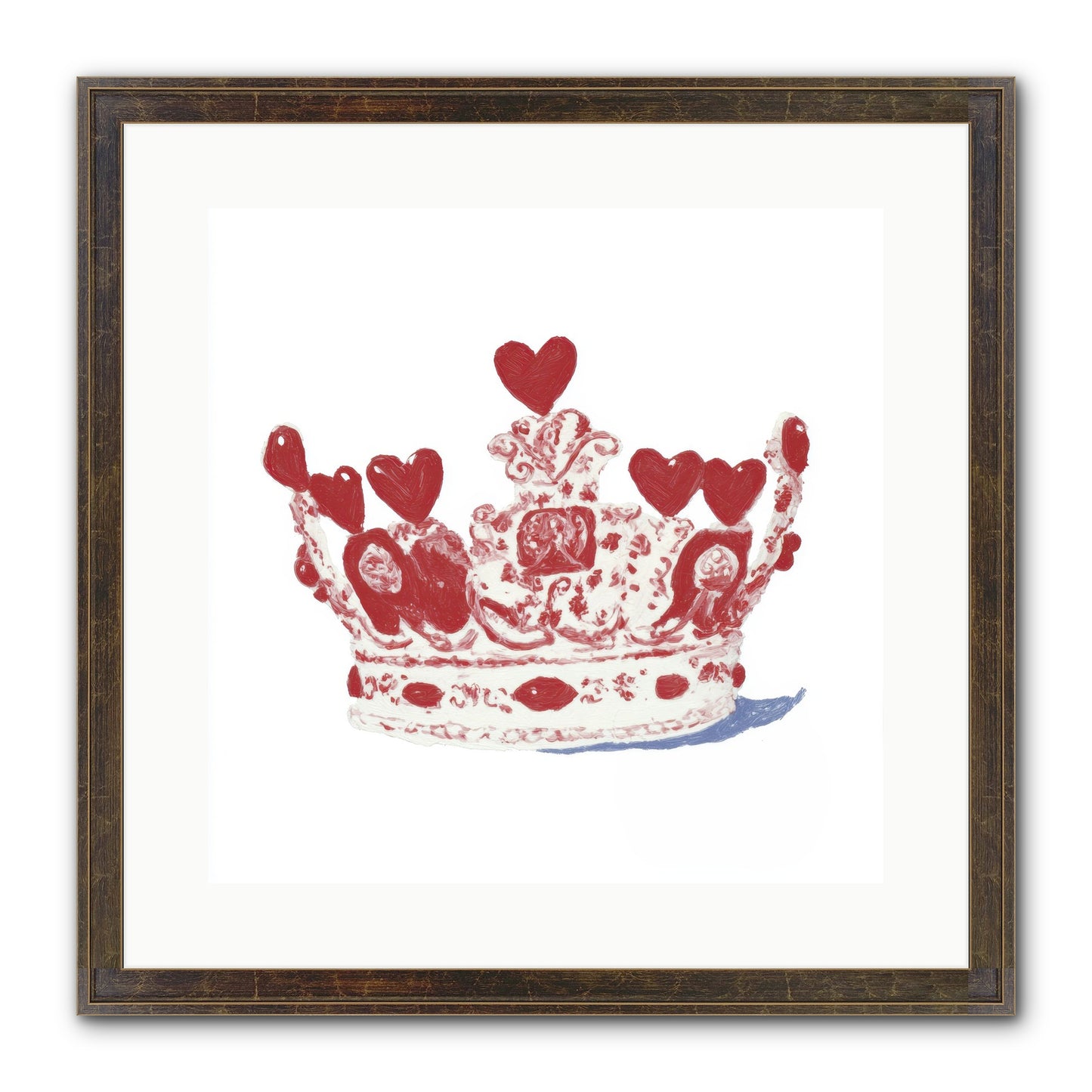 Love Became Legend Framed Print - Slimwoods Black/Gold 16x16