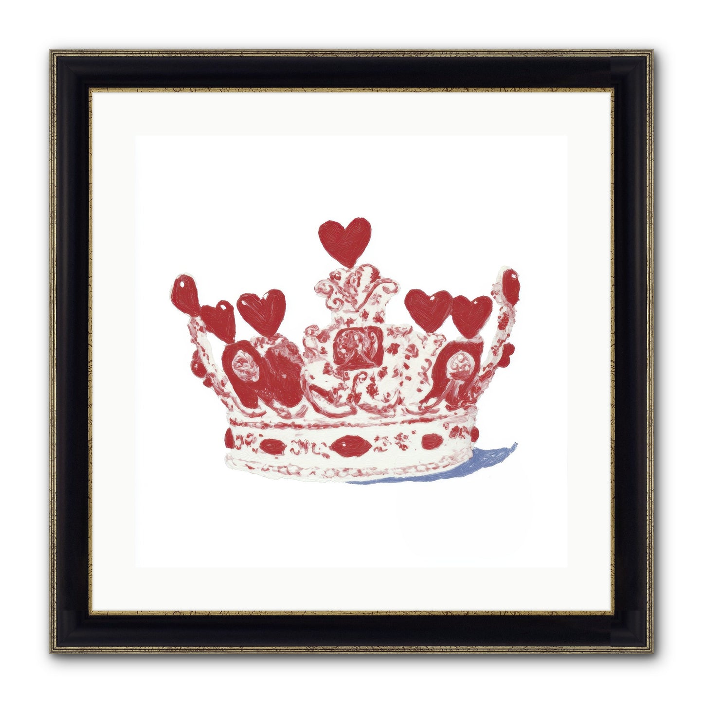 Love Became Legend Framed Print - Black & Gold 20x20