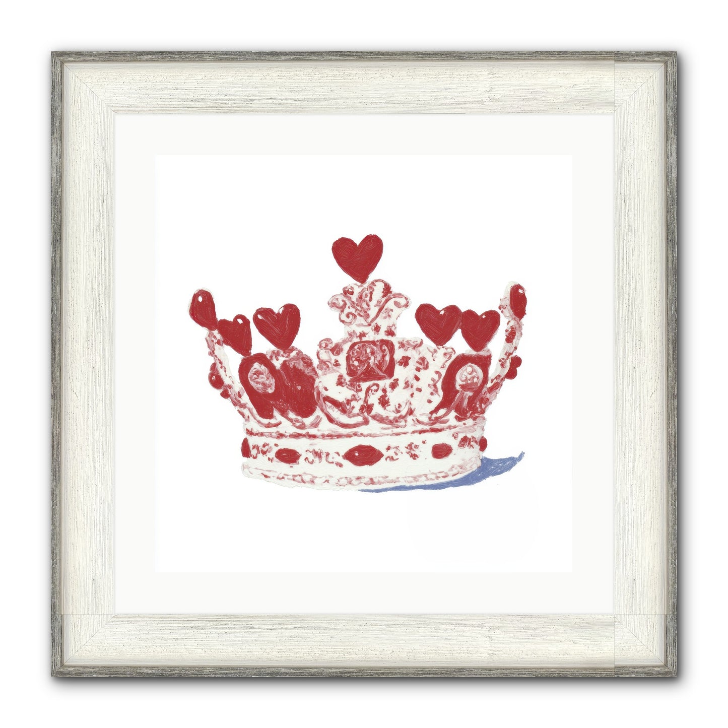 Love Became Legend Framed Print - Driftwood White 20x20