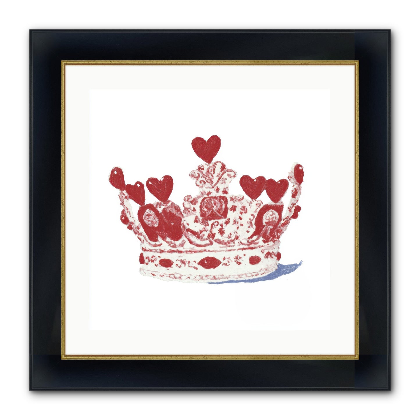 Love Became Legend Framed Print - Wide Black w/Gold 20x20