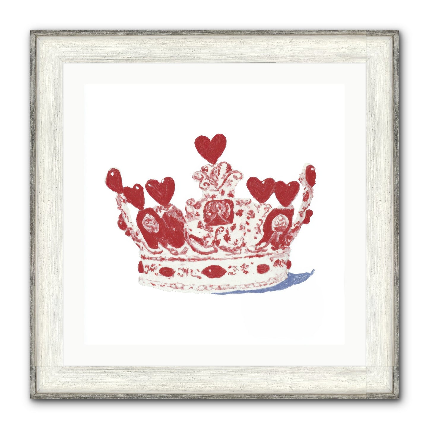 Love Became Legend Framed Print - Driftwood White 24x24