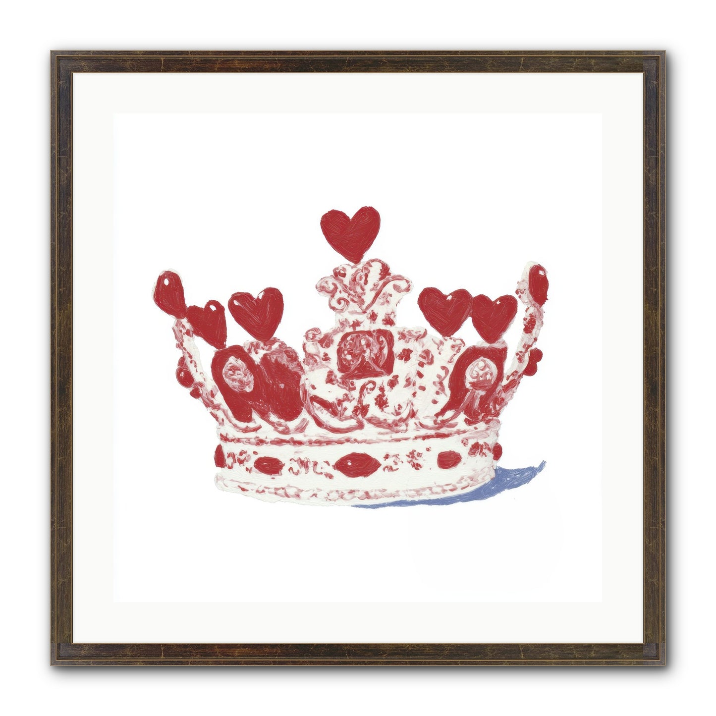 Love Became Legend Framed Print - Slimwoods Black/Gold 24x24