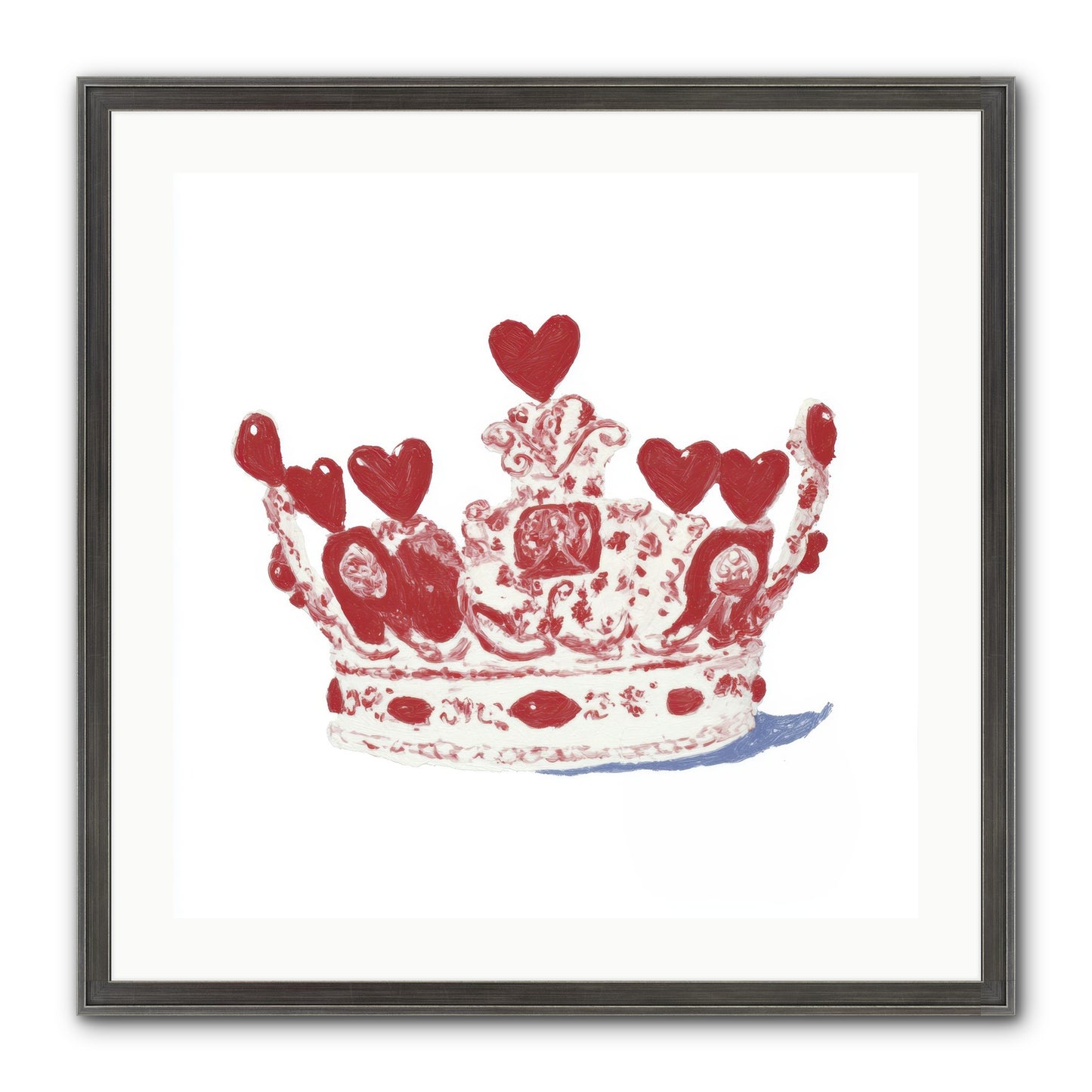 Love Became Legend Framed Print - Slimwoods Black/Silver 24x24