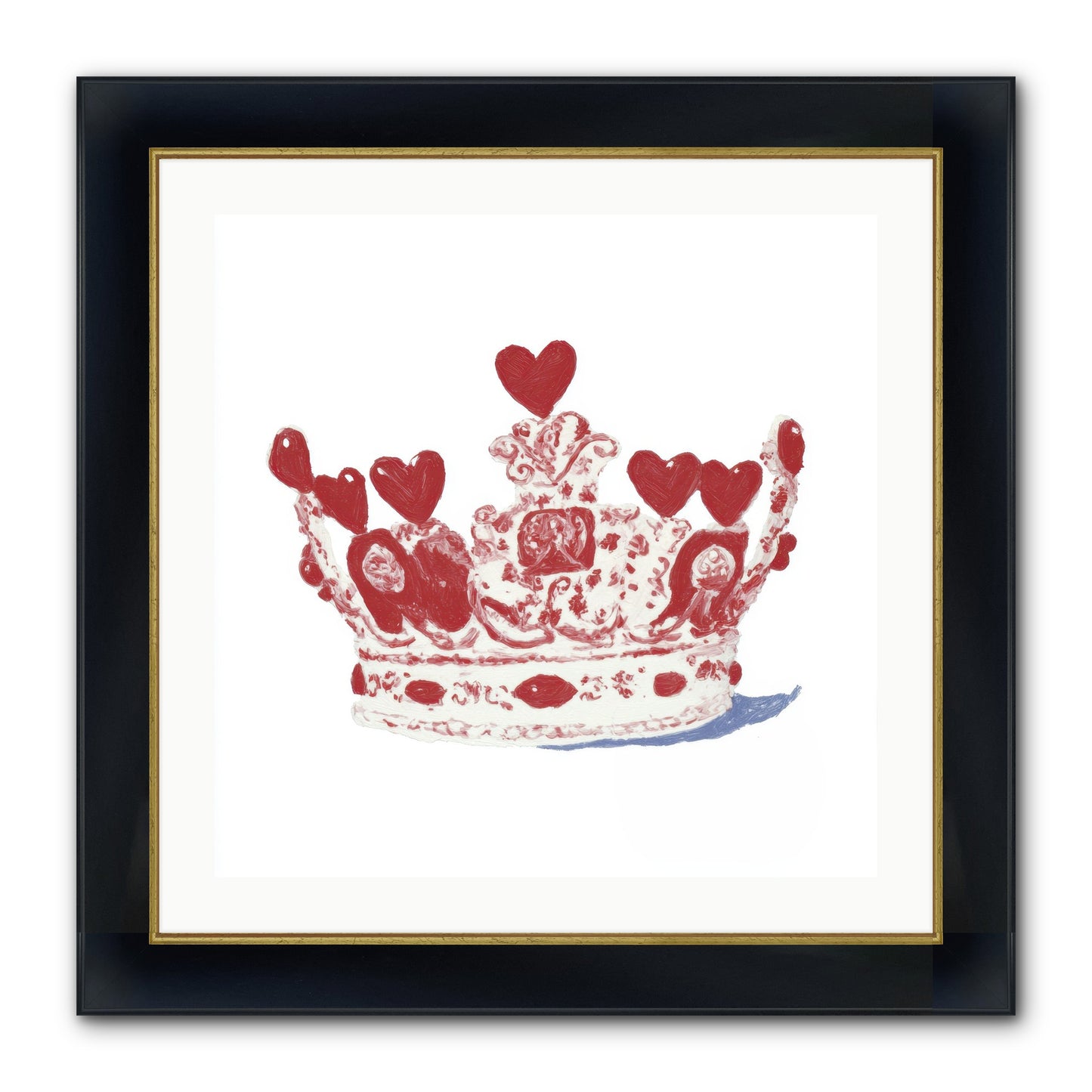 Love Became Legend Framed Print - Wide Black w/Gold 24x24