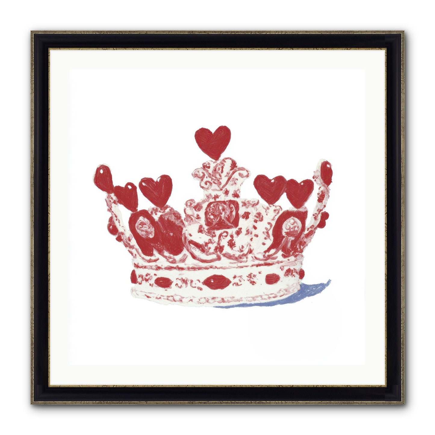 Love Became Legend Framed Print - Black & Gold 30x30
