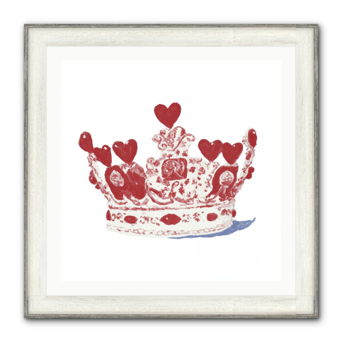Love Became Legend Framed Print - Driftwood White 30x30