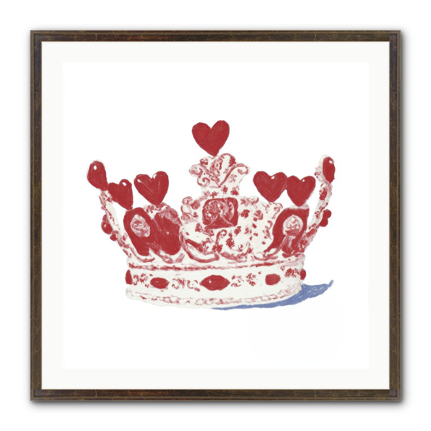 Love Became Legend Framed Print - Slimwoods Black/Gold 30x30