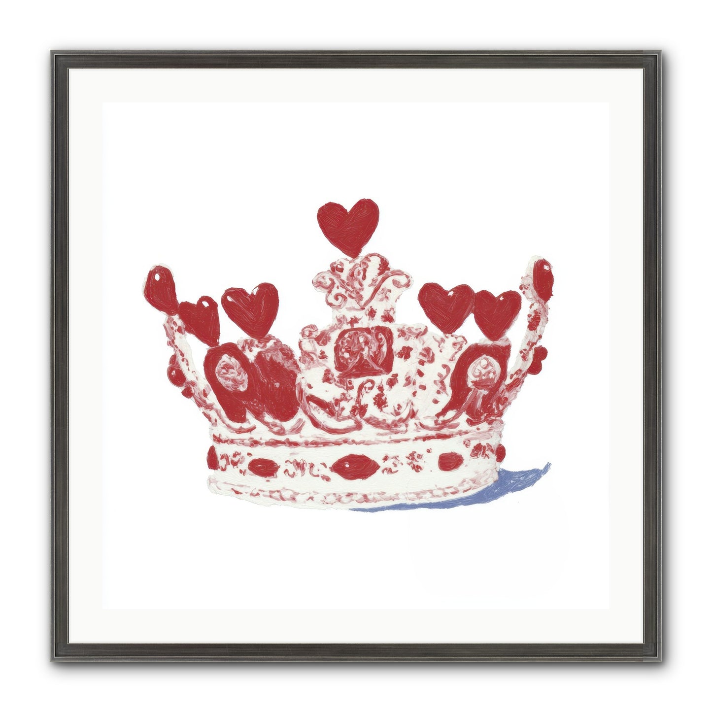 Love Became Legend Framed Print - Slimwoods Black/Silver 30x30