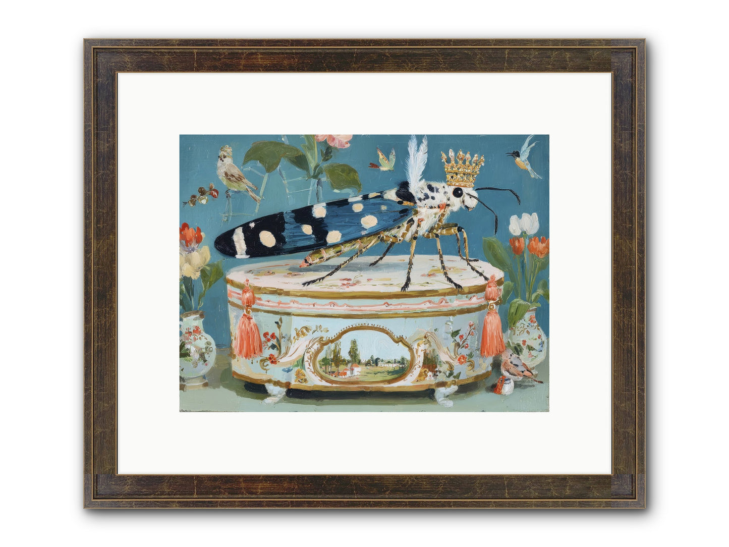 Love Notes Framed Print - Slimwoods Black/Gold 12x9