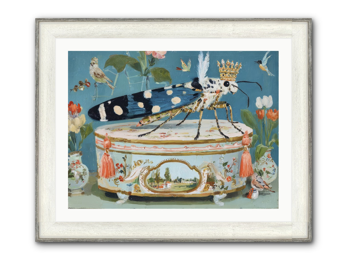 Love Notes Framed Print - Driftwood White 32x24