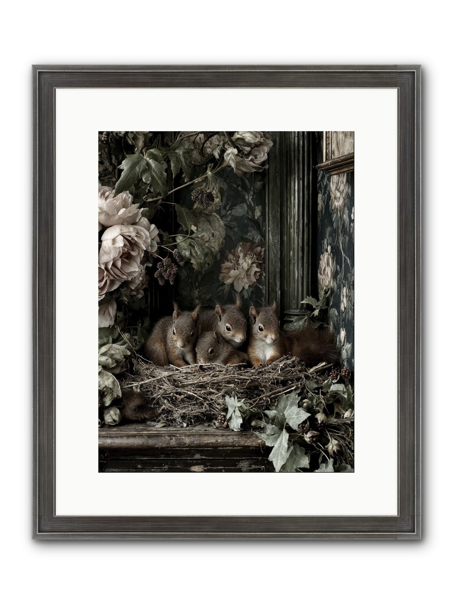 Love's Chosen Moment Framed Print - Slimwoods Black/Silver 12x16