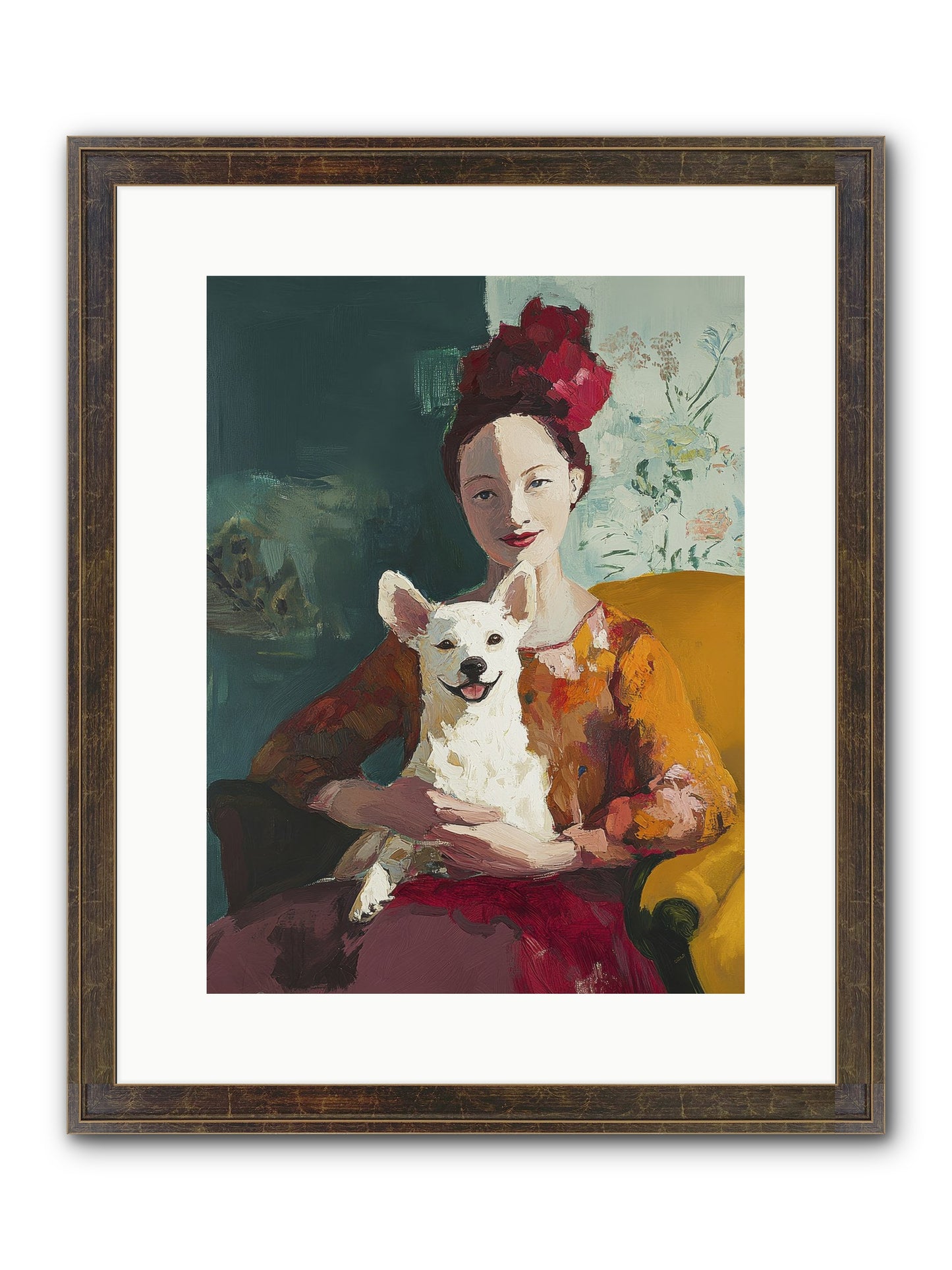 Love's Perfect Frame Framed Print - Slimwoods Black/Gold 12x16