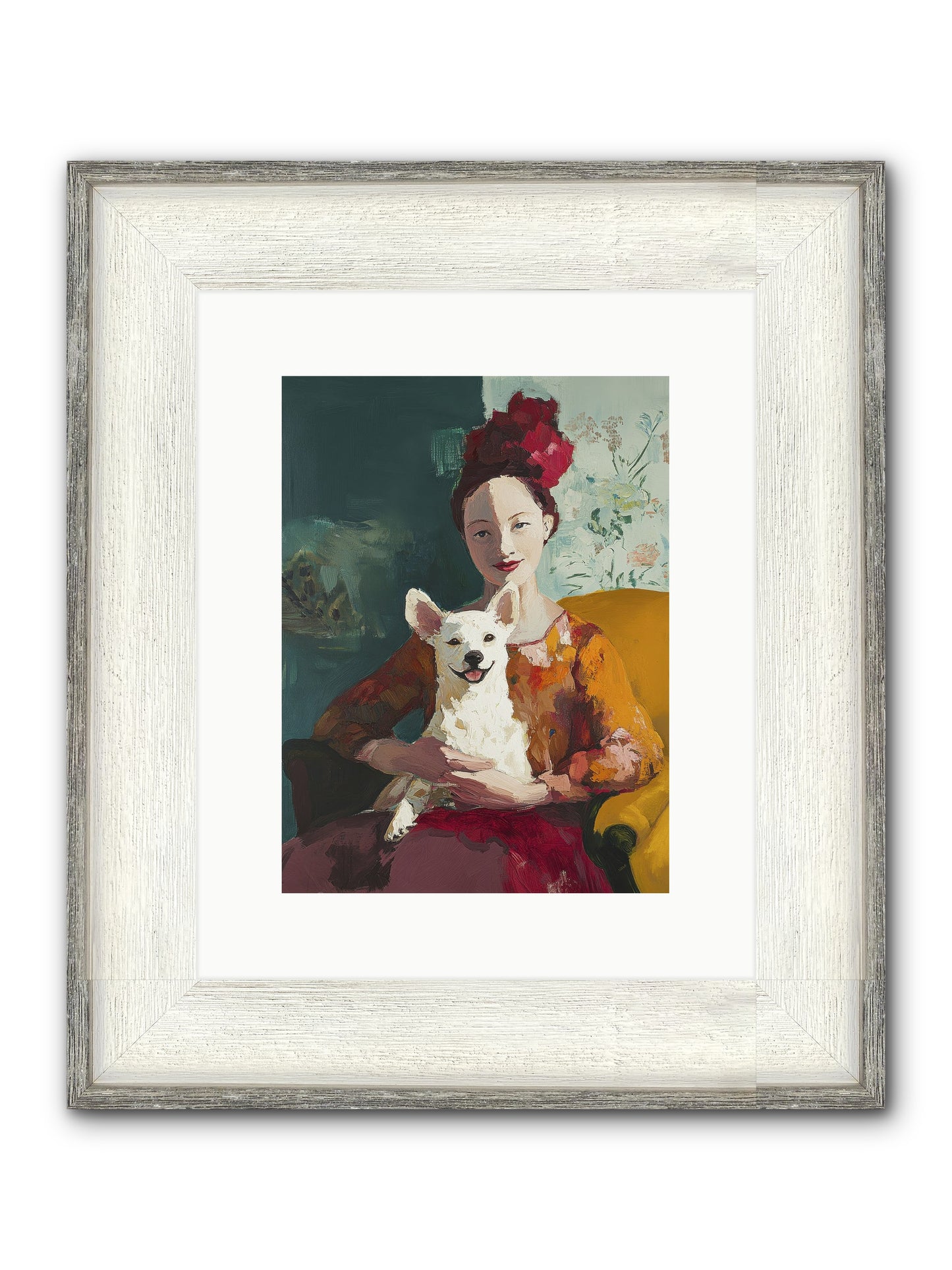 Love's Perfect Frame Framed Print - Driftwood White 9x12