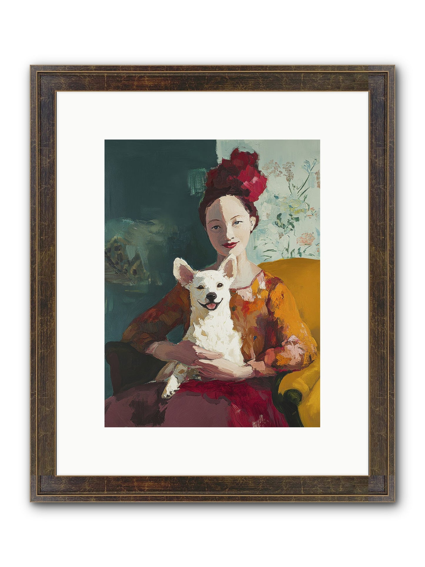 Love's Perfect Frame Framed Print - Slimwoods Black/Gold 9x12