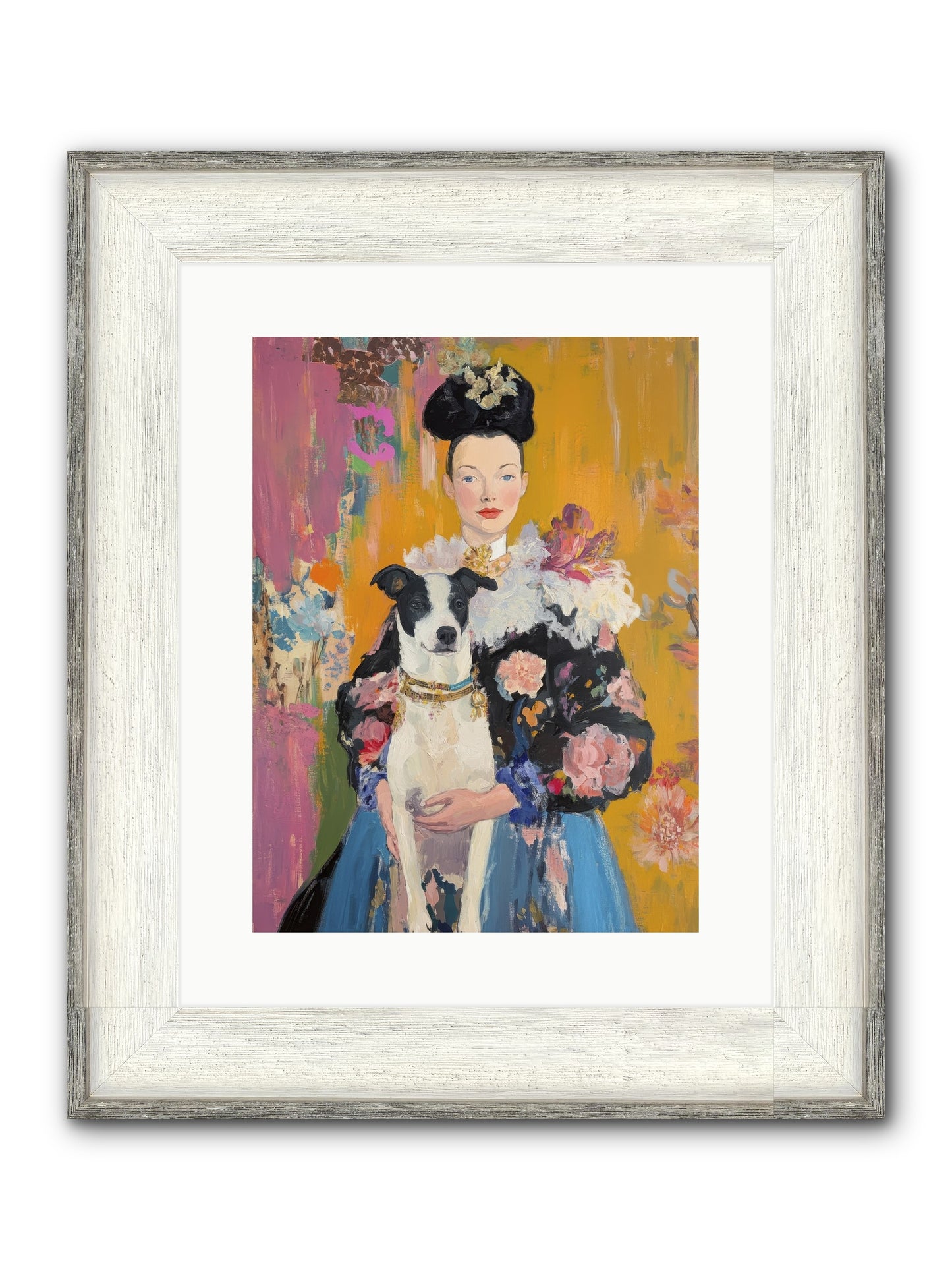 Love's Sweet Magic Framed Print - Driftwood White 12x16