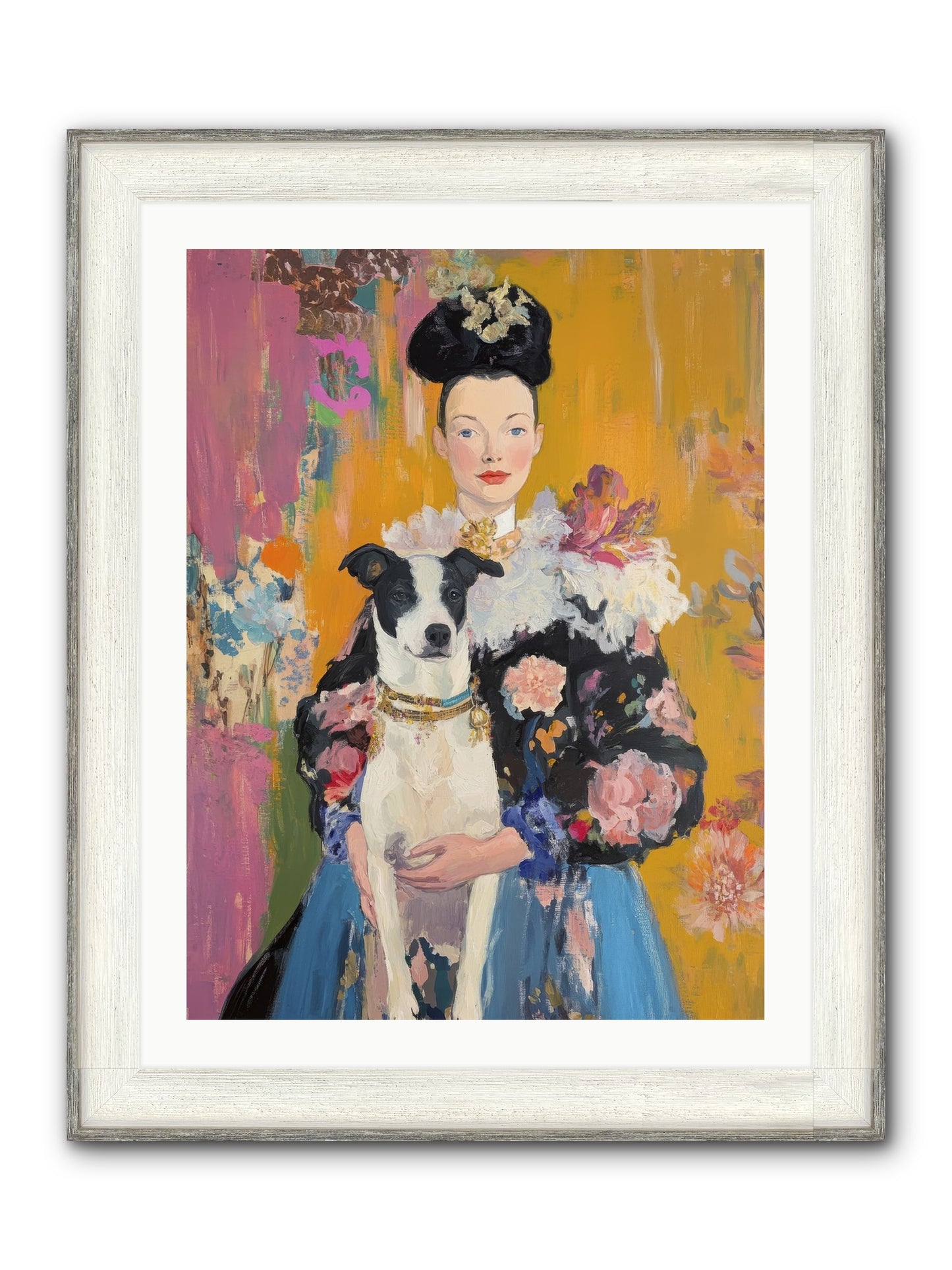 Love's Sweet Magic Framed Print - Driftwood White 24x32