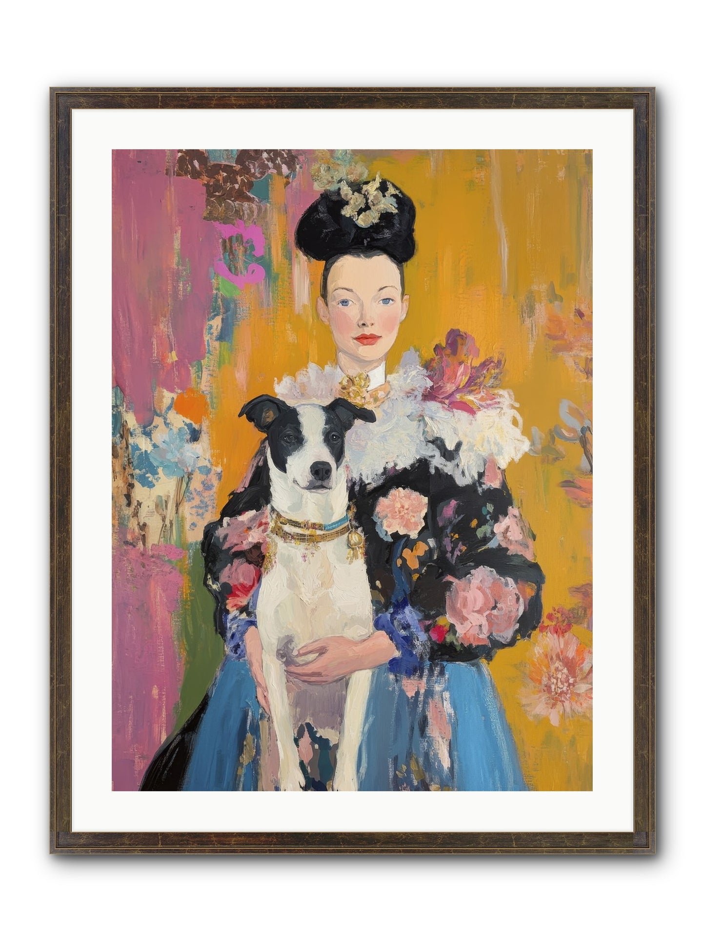 Love's Sweet Magic Framed Print - Slimwoods Black/Gold 24x32