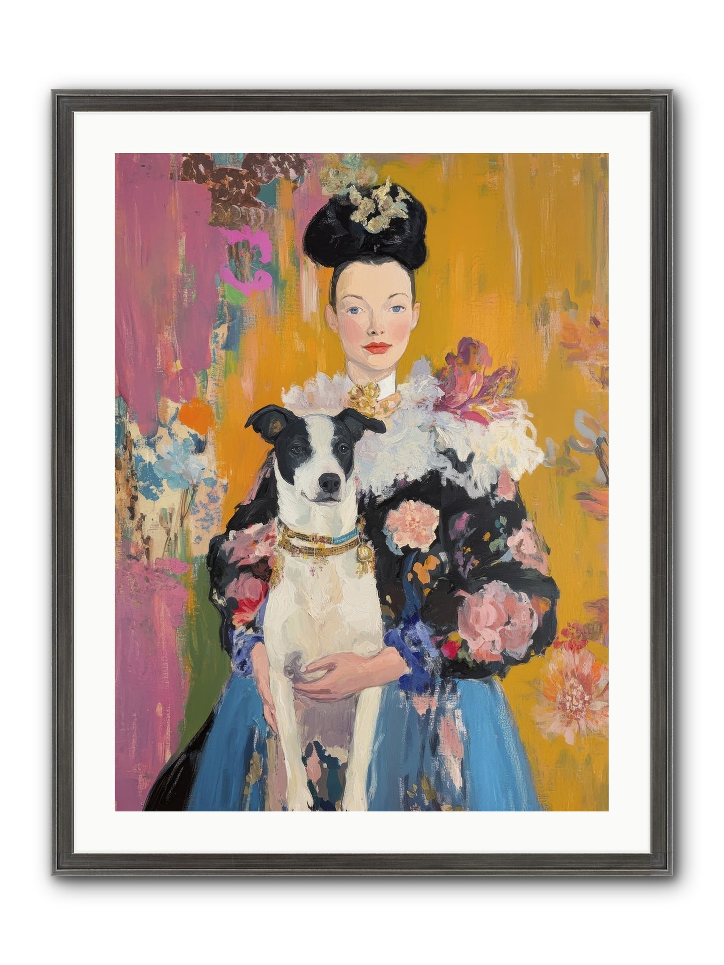 Love's Sweet Magic Framed Print - Slimwoods Black/Silver 24x32