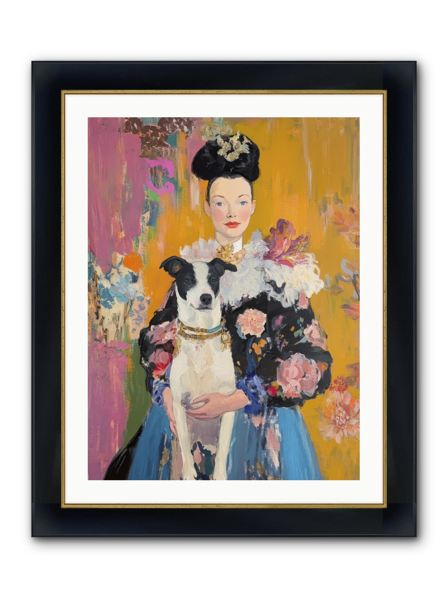 Love's Sweet Magic Framed Print - Wide Black w/Gold 24x32