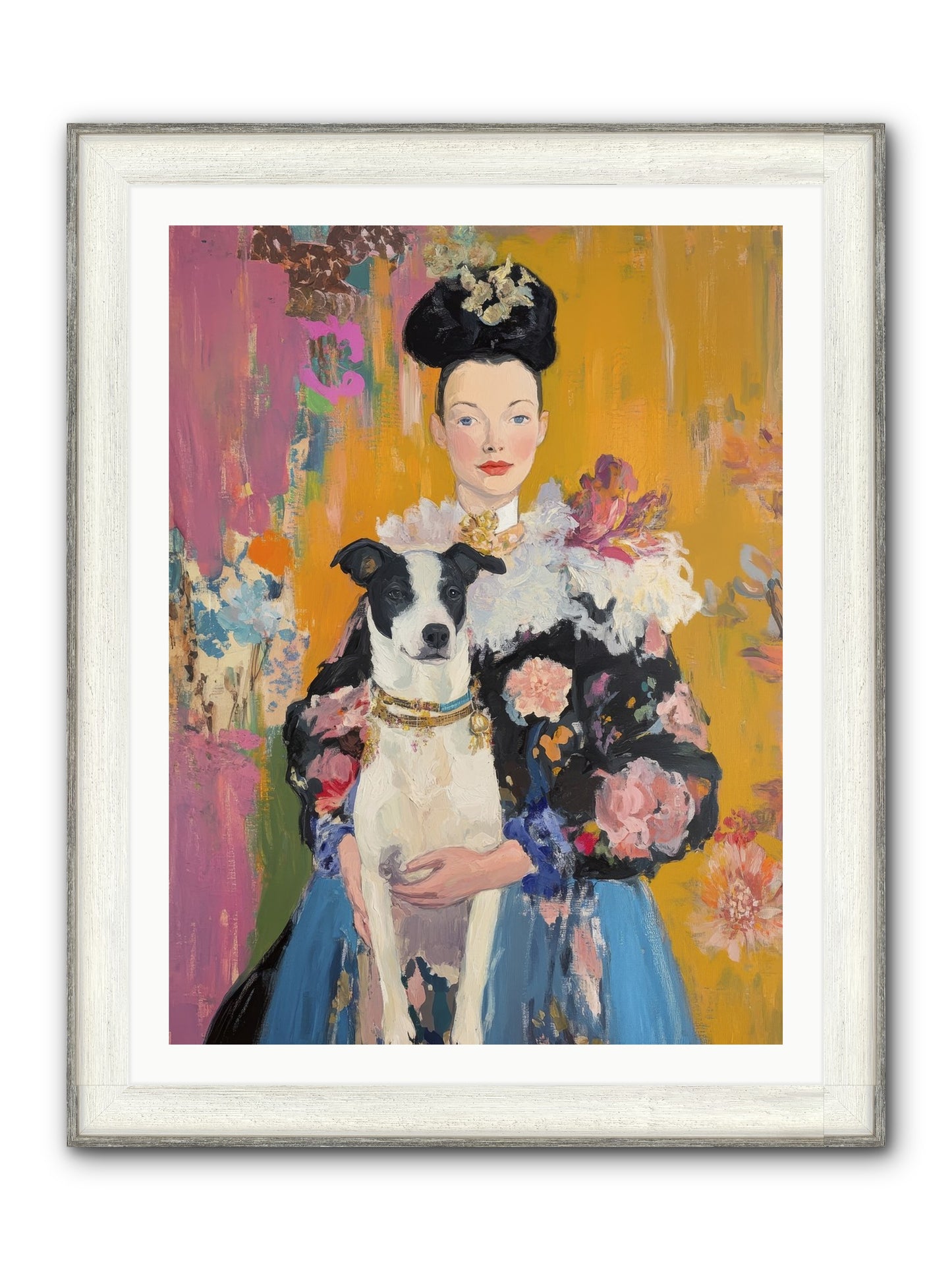 Love's Sweet Magic Framed Print - Driftwood White 30x40
