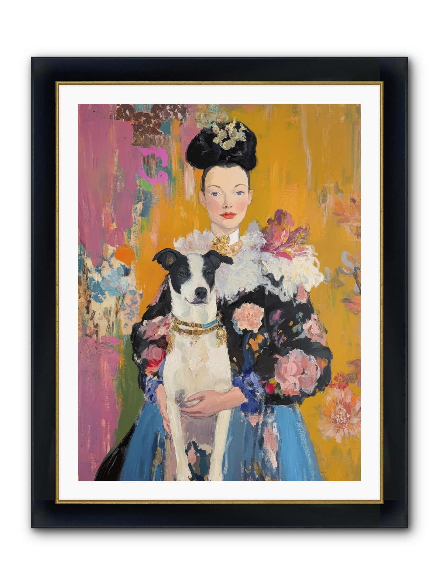 Love's Sweet Magic Framed Print - Wide Black w/Gold 30x40