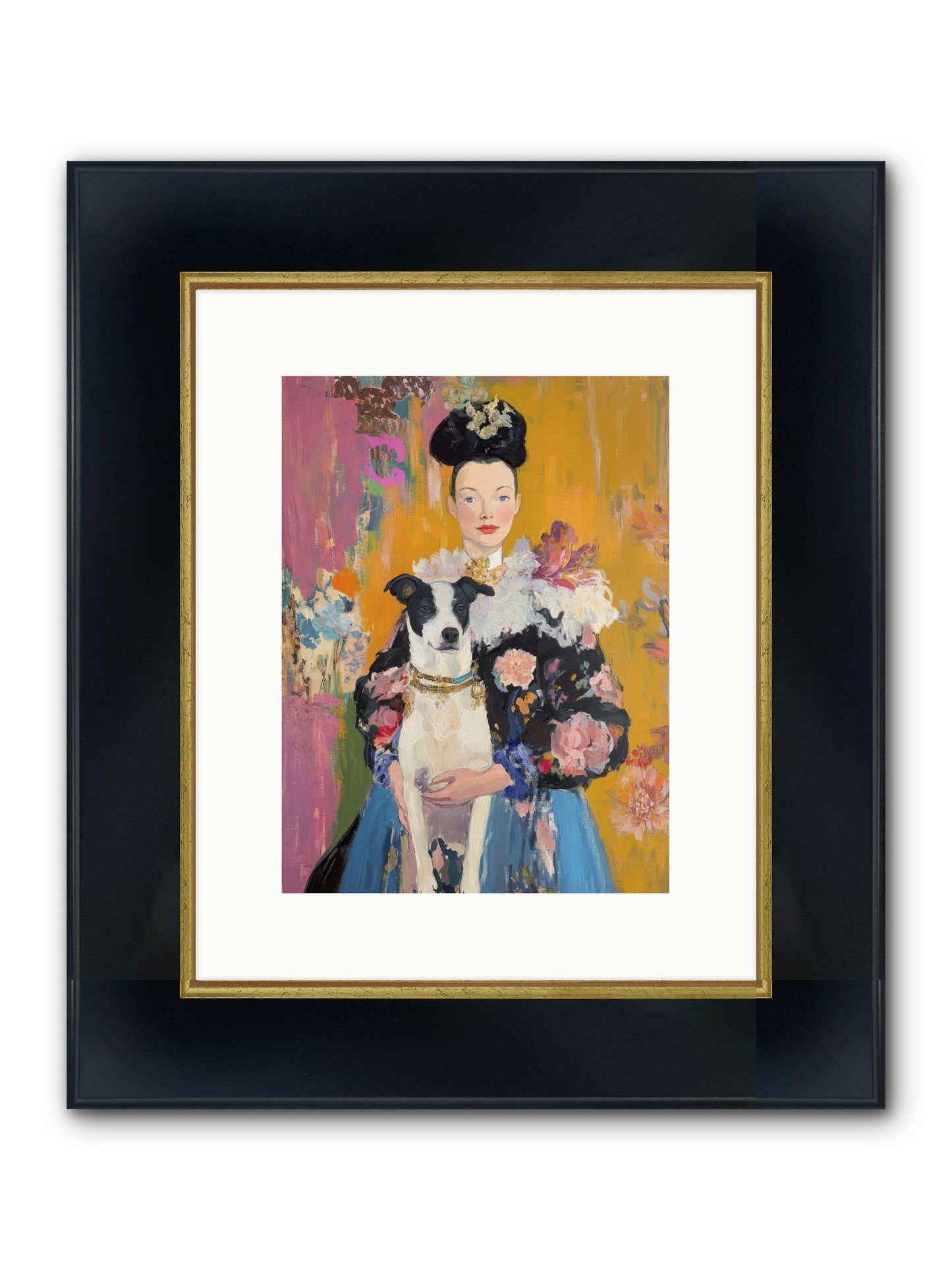 Love's Sweet Magic Framed Print - Wide Black w/Gold 9x12