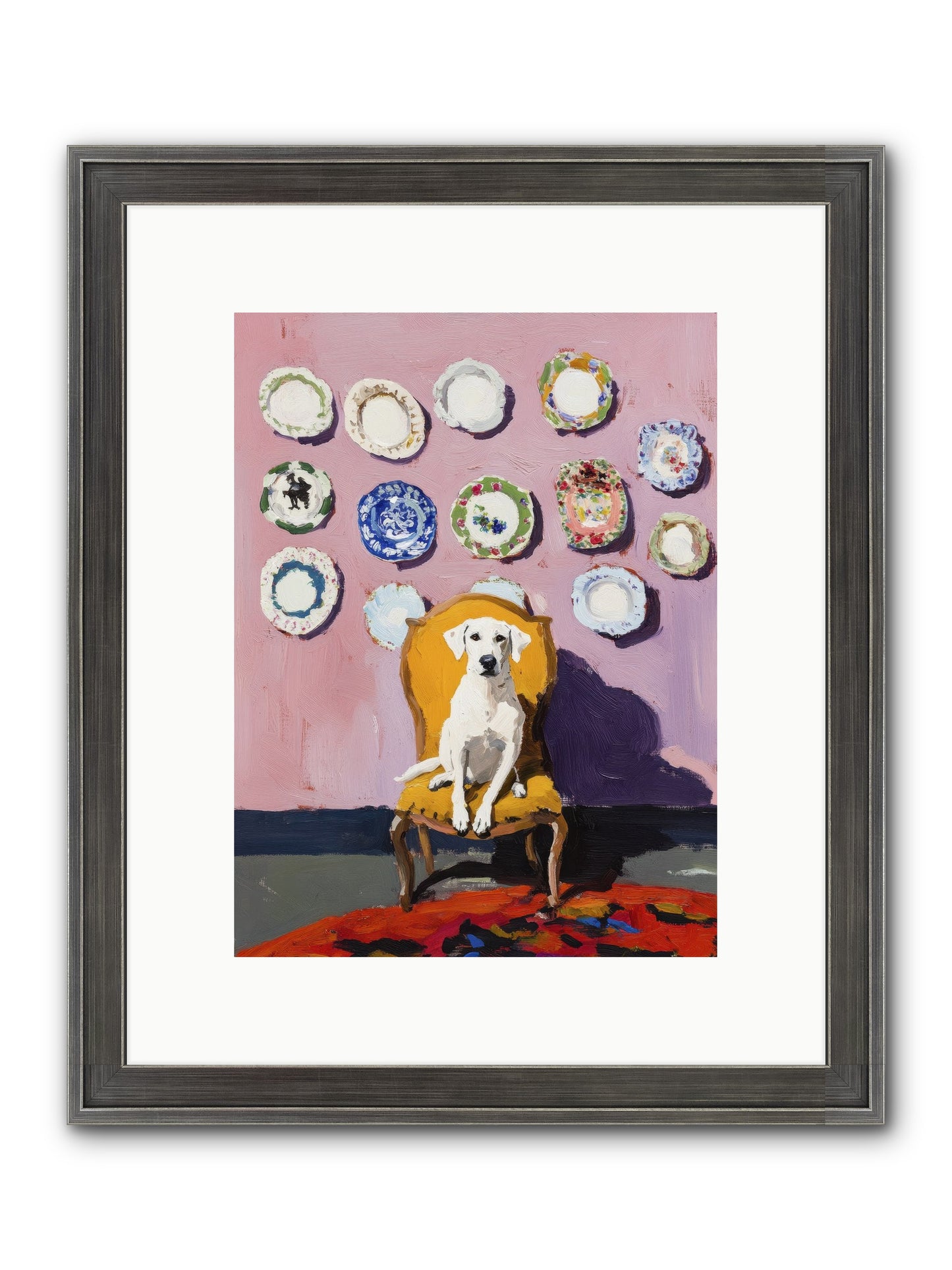 Love Sits Pretty Framed Print - Slimwoods Black/Silver 9x12