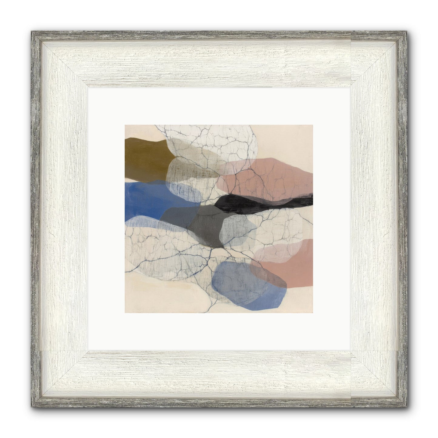 Lucent Framed Print - Driftwood White 10x10