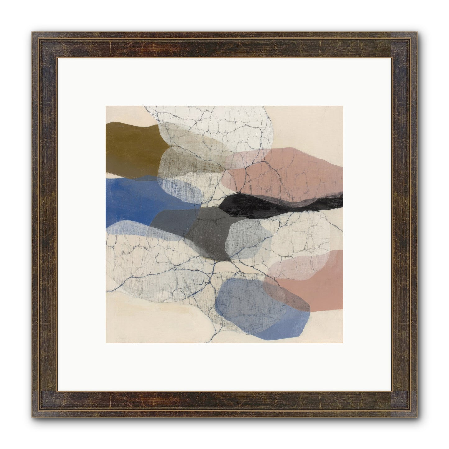 Lucent Framed Print - Slimwoods Black/Gold 10x10