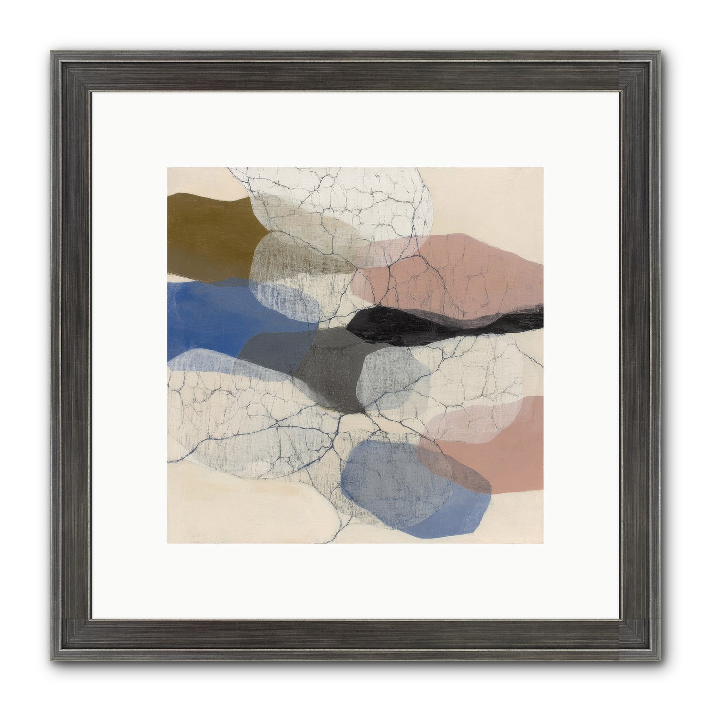 Lucent Framed Print - Slimwoods Black/Silver 10x10