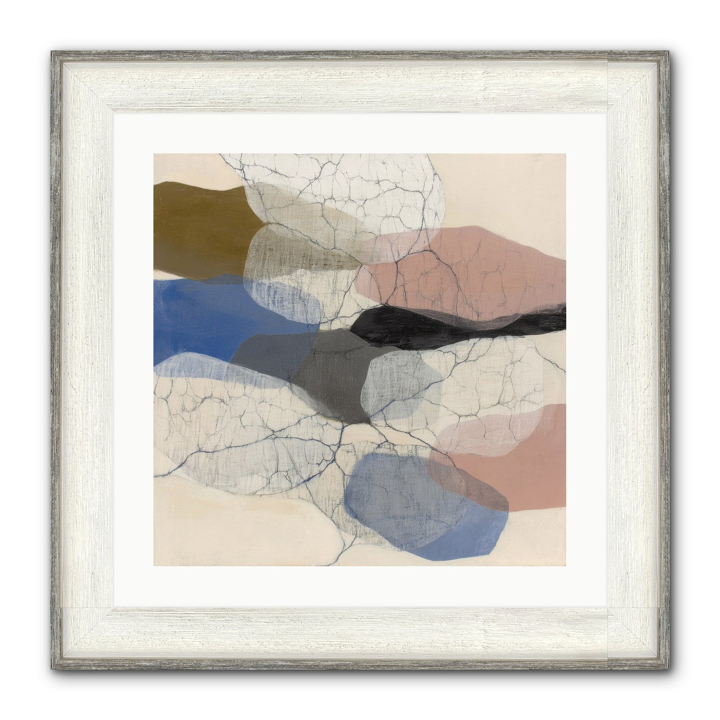 Lucent Framed Print - Driftwood White 20x20